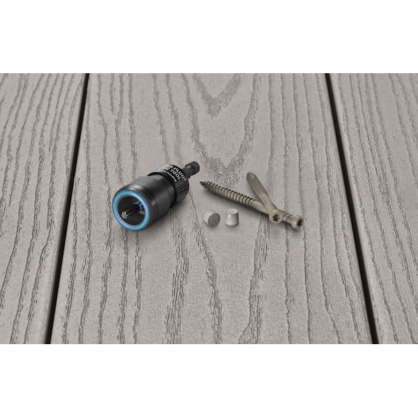 Starborn Starborn Pro Plug No. 10 X 2-3/4 in. L Slate Gray Star Trim Head Deck Screws and Plugs Kit 1 pk PXDC314T275 - main